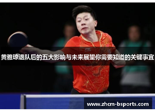 黄雅琼退队后的五大影响与未来展望你需要知道的关键事宜